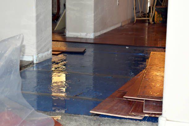 Professional Emergency Water Damage Restoration technician working in Douglassville, PA